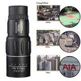 16X52 Dual Focus Monocular Telescope 16x Zoom   66M/8000M HD-UltimateCreek - Life is Outdoors