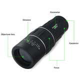 16X52 Dual Focus Monocular Telescope 16x Zoom   66M/8000M HD-UltimateCreek - Life is Outdoors