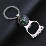 7 Styles Unique Creative Compass Rudder bottle opener Key Chain-UltimateCreek - Life is Outdoors