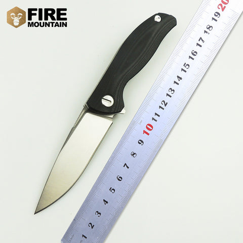 Ball Bearings Flipper D2 blade with Steel Handle Tactical Folding Knife-UltimateCreek - Life is Outdoors