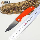 Ball Bearings Flipper D2 blade with Steel Handle Tactical Folding Knife-UltimateCreek - Life is Outdoors