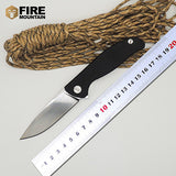 Ball Bearings Flipper D2 blade with Steel Handle Tactical Folding Knife-UltimateCreek - Life is Outdoors